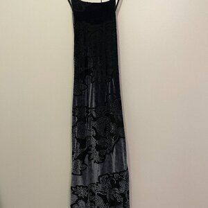 cherry mellow blue pattern dress